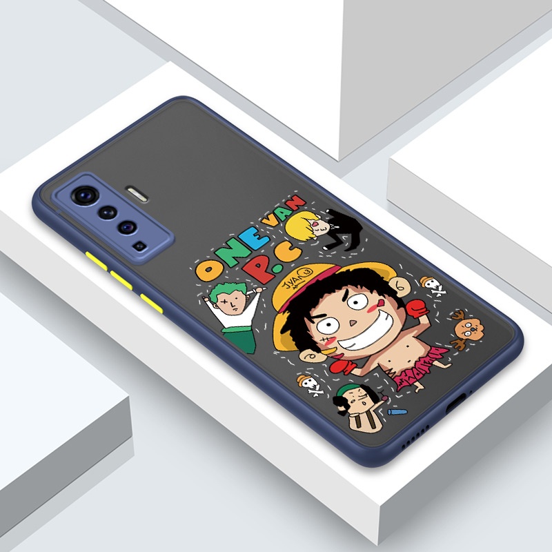 Ốp Điện Thoại Hình Hoạt Hình ONE PIECE Luffy Cho VIVO X60 X50 Pro For Soft Case Phone Casing Camera Lens Protector Full Cover simple Silicone Cases mobile covers