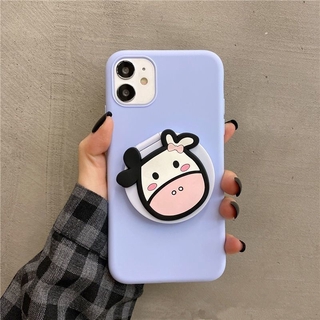 Ốp Lưng Hình Bò Sữa Đáng Yêu Cho Apple Iphone 12 11 Pro Max X Xr Xs Max 7 7plus 8 8plus 6 6plus 6s 6splus 5 5s 5e