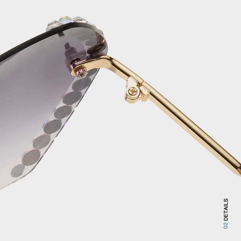 Kính Mát Nữ Đính Đá Sang Trọng Thời Trang 2020