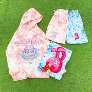 Set bộ hoodie 3d bad rabbit