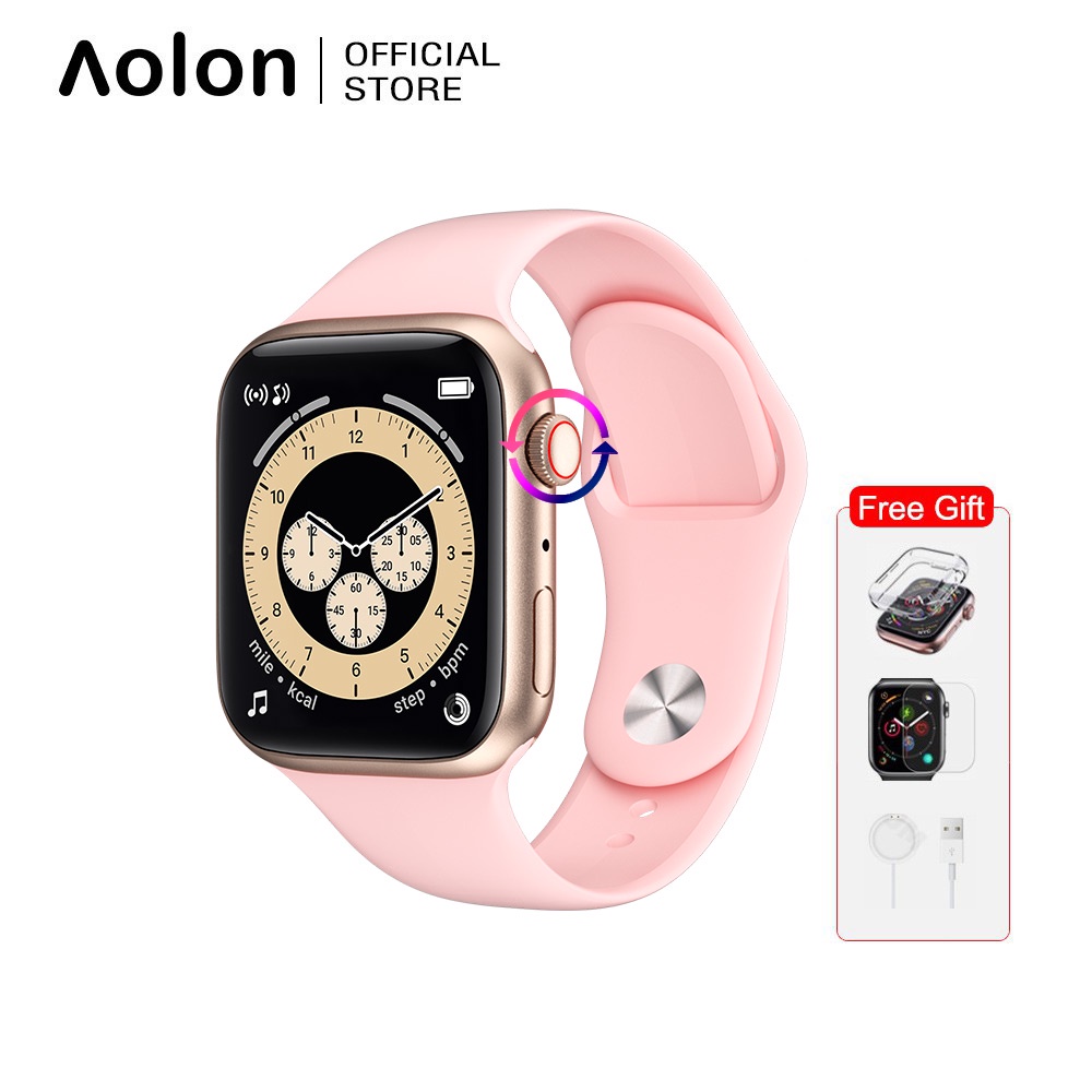 Aolon T500+PRO smart watch Bluetooth touch screen supports rotary button thumbnail