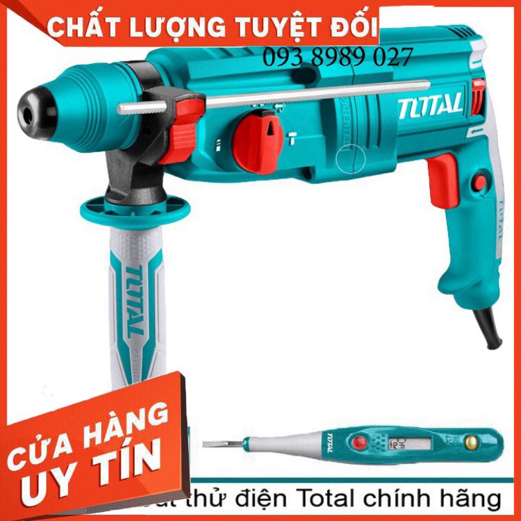 MÁY KHOAN BÊ TÔNG 3 CHỨC NĂNG TOTAL 800W ( 2019 ) nguyên zin nhé các bác