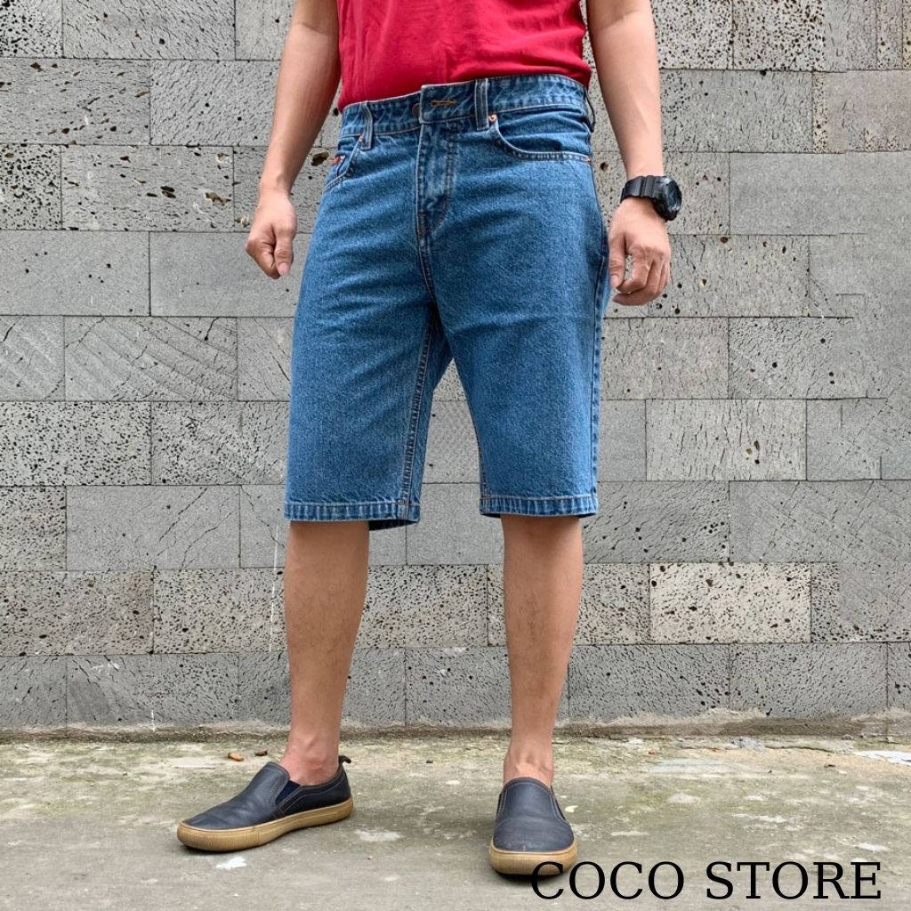 [ BIG SIZE ] Quần Short Jean Nam Cao Cấp, Chất Jean Cotton Dày Sịn Dành Cho Người BỰ CON (size 28-42)