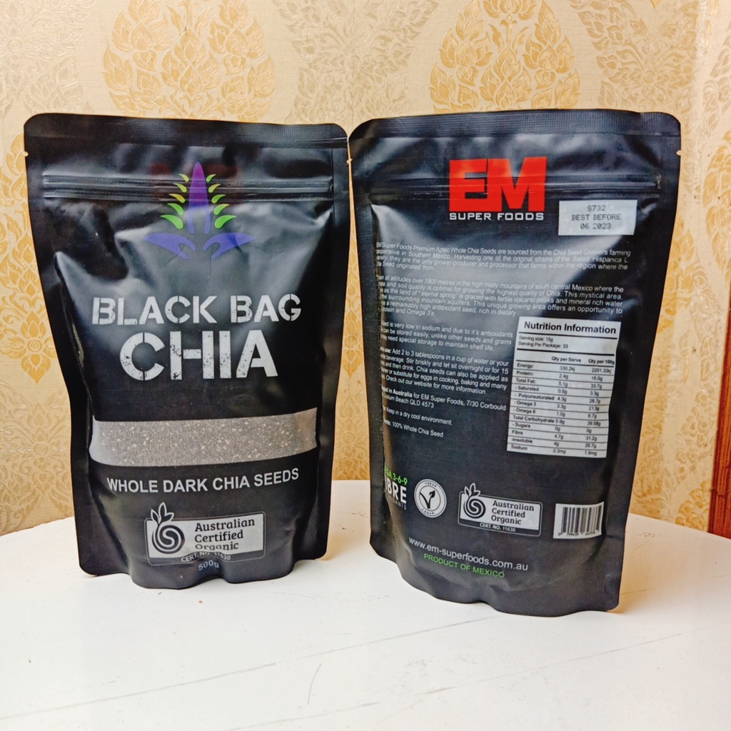 SẴN - 500G HẠT CHIA HÀNG ÚC CHUẨN MỚI VỀ