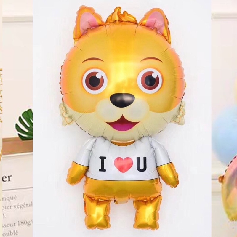 Bóng thú size lớn: chuột, cá mập, cún