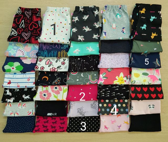 QUẦN LEGGING ÔM LỬNG CHO BÉ GÁI SIZE ĐẠI CỒ 11-20 XUẤT SALE