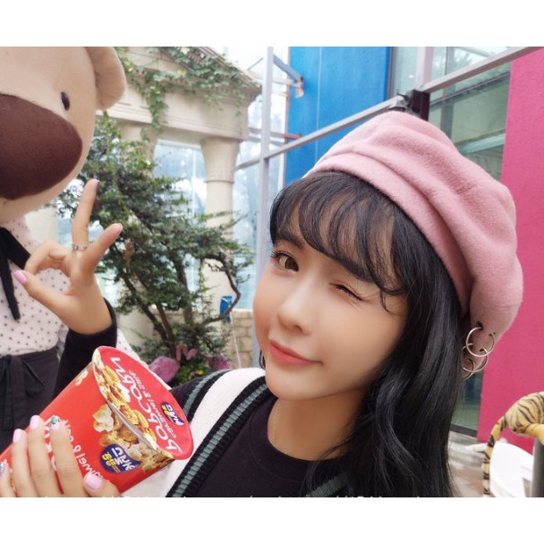 Nón nỉ, mũ nồi đính khoen tròn A194