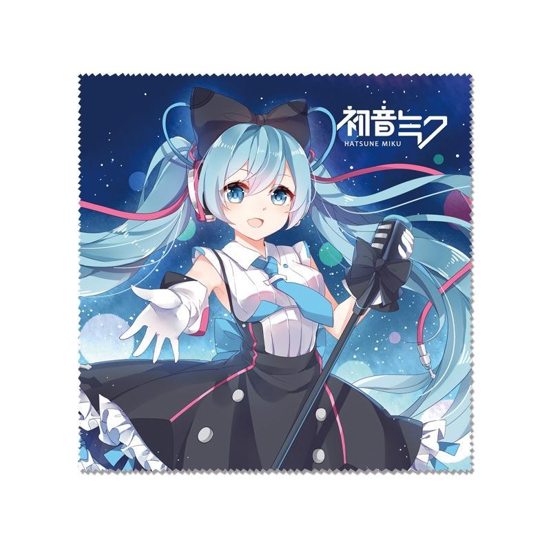 Khăn lau kính Miku Hatsune ảnh đẹp in hình anime chibi quà tặng xinh xắn dễ thương