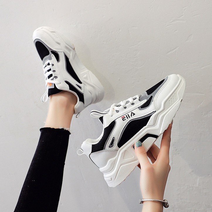Giày Thể Thao Nữ [FREESHIP] Giày nữ - Giày sneaker phản quang tăng chiều cao êm chân - Giảm ngay 20k - A7 | BigBuy360 - bigbuy360.vn