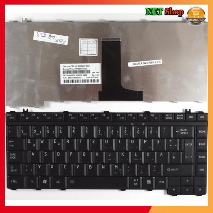 ⚡ Bàn Phím Laptop Toshiba Satellite M500, L200, L310, L300, L300, L300D, L305, M200, A200, A300, L20