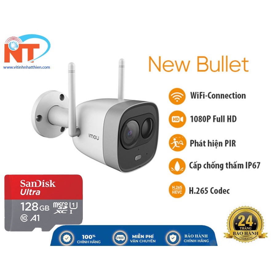 CAMERA IP WIFI NGOÀI TRỜI IMOU IPC-G26EP 2.0 MEGAPIXEL, ÂM THANH 2 CHIỀU, CHUẨN CHỐNG NƯỚC IP67