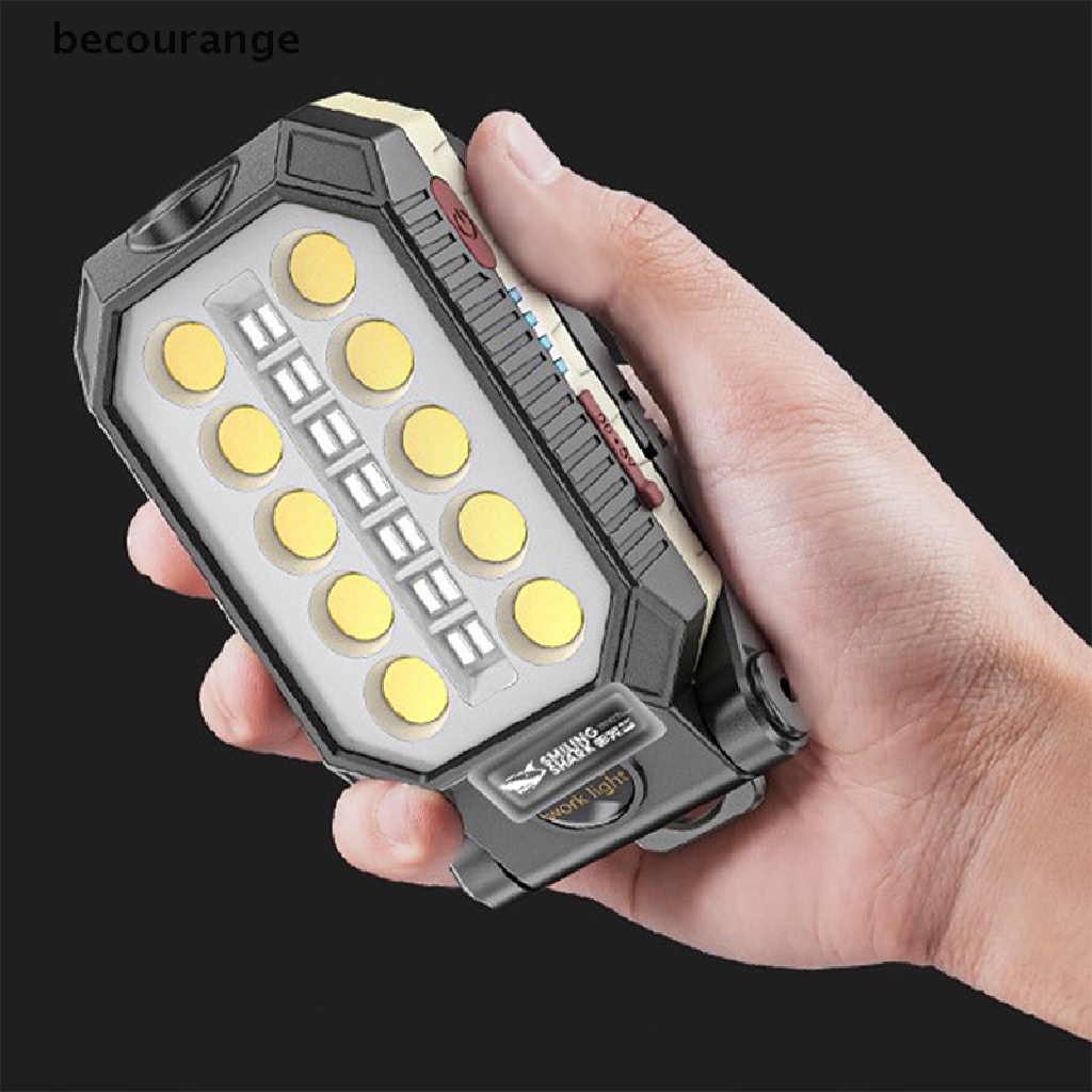 Đèn led COB chống thấm nước có thể điều chỉnh sạc lại bằng cáp USB thiết kế nam châm với màn hình hiển thị nguồn