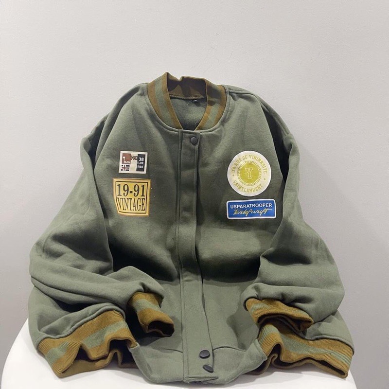 Áo Bomber Nỉ 19-91 Unisex | BigBuy360 - bigbuy360.vn