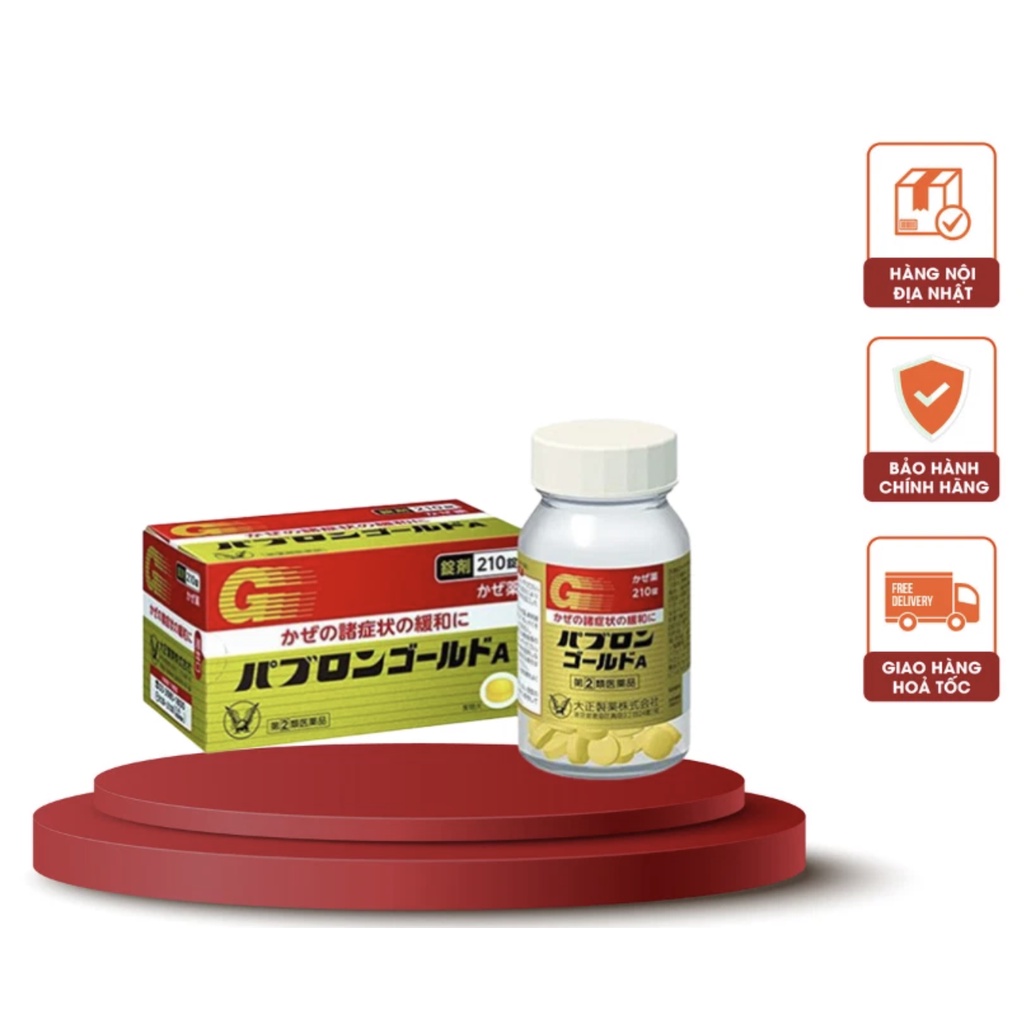 Viên uống hỗ trợ cảm cúm Pabron Nhật Bản 210 viên