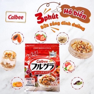 Ngũ cốc Calbee Nhật 750g mẫu mới