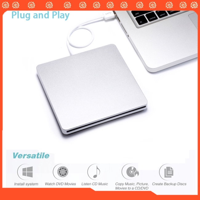 Ổ đĩa CD DVD kết nối USB cho Apple MacBook Air Pro