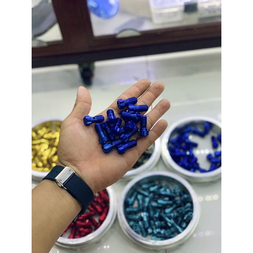 Ốc Nhôm Brembo gắn heo brembo đủ màu