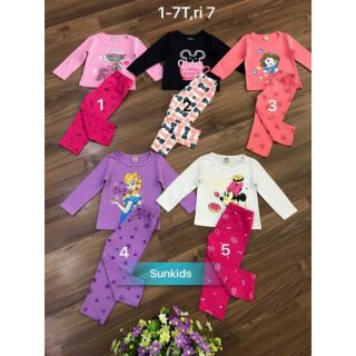 Xả kho bộ carter cotton 4c cho bé gái size 2