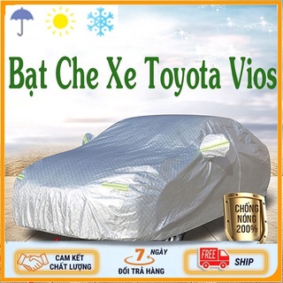 Bạt phủ 3 lớp xe Toyota Vios Cao Cấp, bạt phủ xe ô tô, bạt che ô tô cách nhiệt