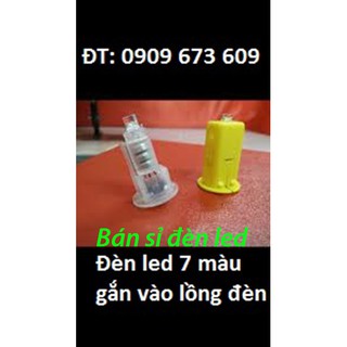 100 Đèn led Trung thu, đèn led 7 màu gắn vào lồng đèn Trung thu an toàn cho các bé nhỏ