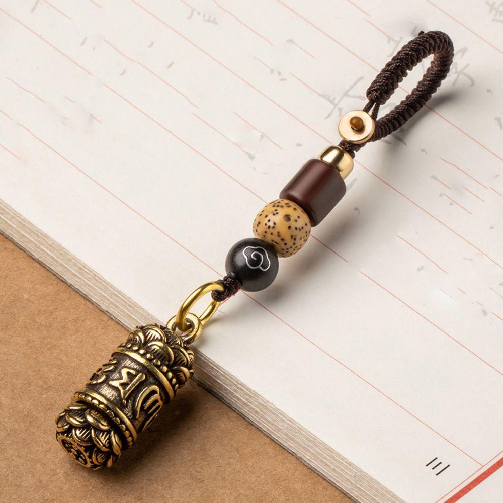 [COD] Móc Khóa Dây Thừng Hình Trụ Phong Cách Cổ Điển