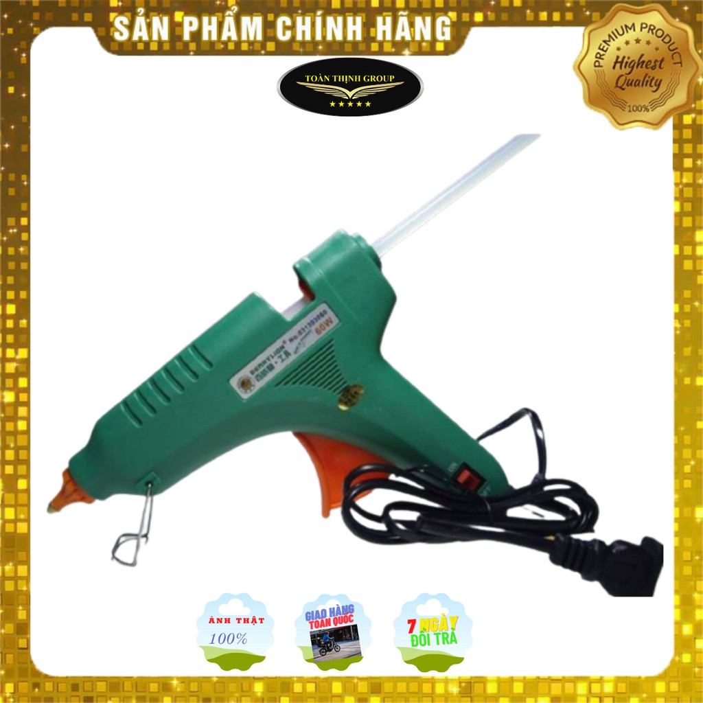 Súng Bắn Keo Nến Điện 25W - 60W Hiệu Berrylion  Chính Hãng, Máy Bắn Keo Silicon Cây Nhỏ - Cây Lớn
