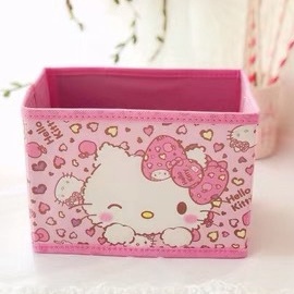 Hộp đựng mỹ phẩm XIAODUOJIAJU để bàn bằng da có thể gấp gọn tiện dụng