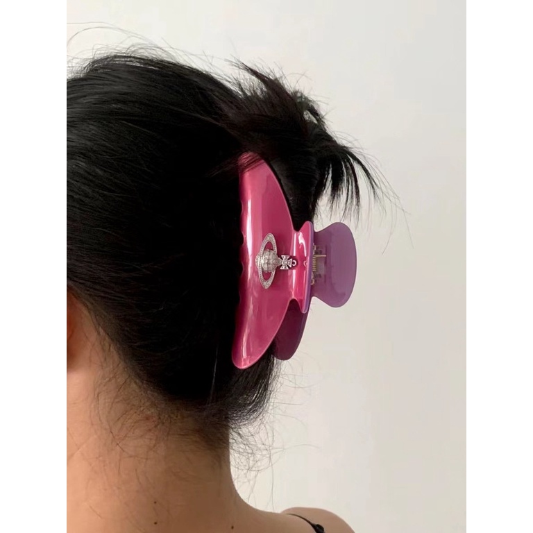 Saturn Kẹp Tóc Hình Cá Mập Phong Cách Hàn Quốc Cổ Điển Thời Trang Mùa Hè Dành Cho Bạn Nữ