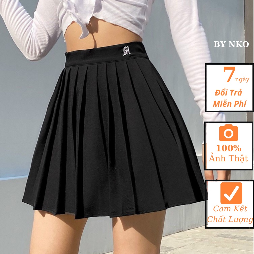Chân Váy Tennis BY NKO Lưng Cao,Chân Váy Xếp Ly Ngắn Cá Tính Năng Động QV07 | BigBuy360 - bigbuy360.vn