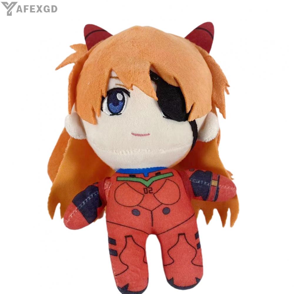 Thú Nhồi Bông Hình Nhân Vật EVANGELION EVA Asuka Langley Soryu Ayanami Rei 20cm
