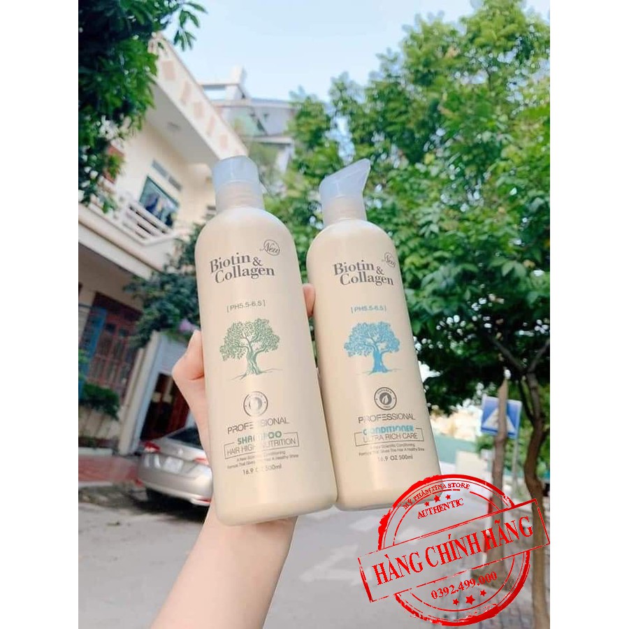 Miễn Ship🔥Cặp Dầu Gội Xả BIOTIN COLLAGEN Trắng 500ml 1000ml |Giảm Rụng Tóc, Phục Hồi Tóc Khô Xơ, Hư Tổn, Chống Gàu, Ngứa | BigBuy360 - bigbuy360.vn