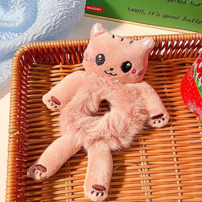 Dây Cột Tóc Co Giãn Hình Gấu Trúc Hoạt Hình Dễ Thương