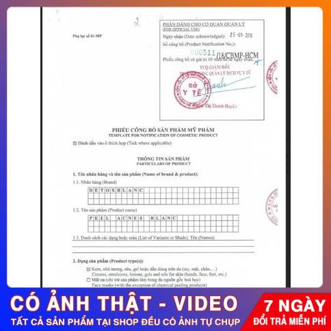 [CHÍNH HÃNG] Serum mụn DETOX BLANC  (hàng chuẩn 100% mẫu mới) | BigBuy360 - bigbuy360.vn