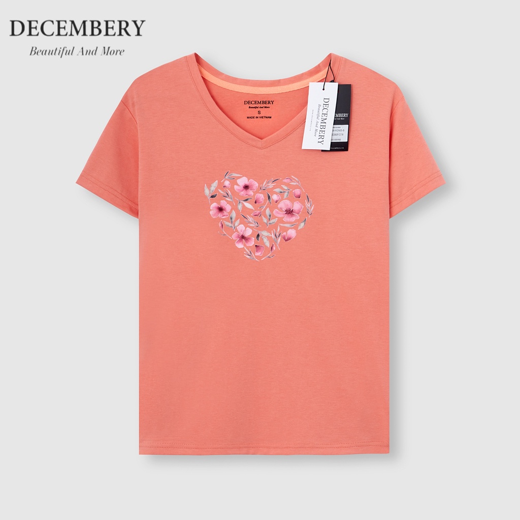 Áo Thun Decembery Cao Cấp Cổ Tim