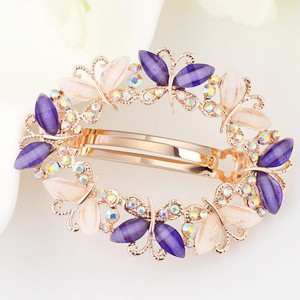 Kẹp Tóc Hình Hoa / Bướm Nhiều Màu Thời Trang Hàn Quốc Cho Nữ