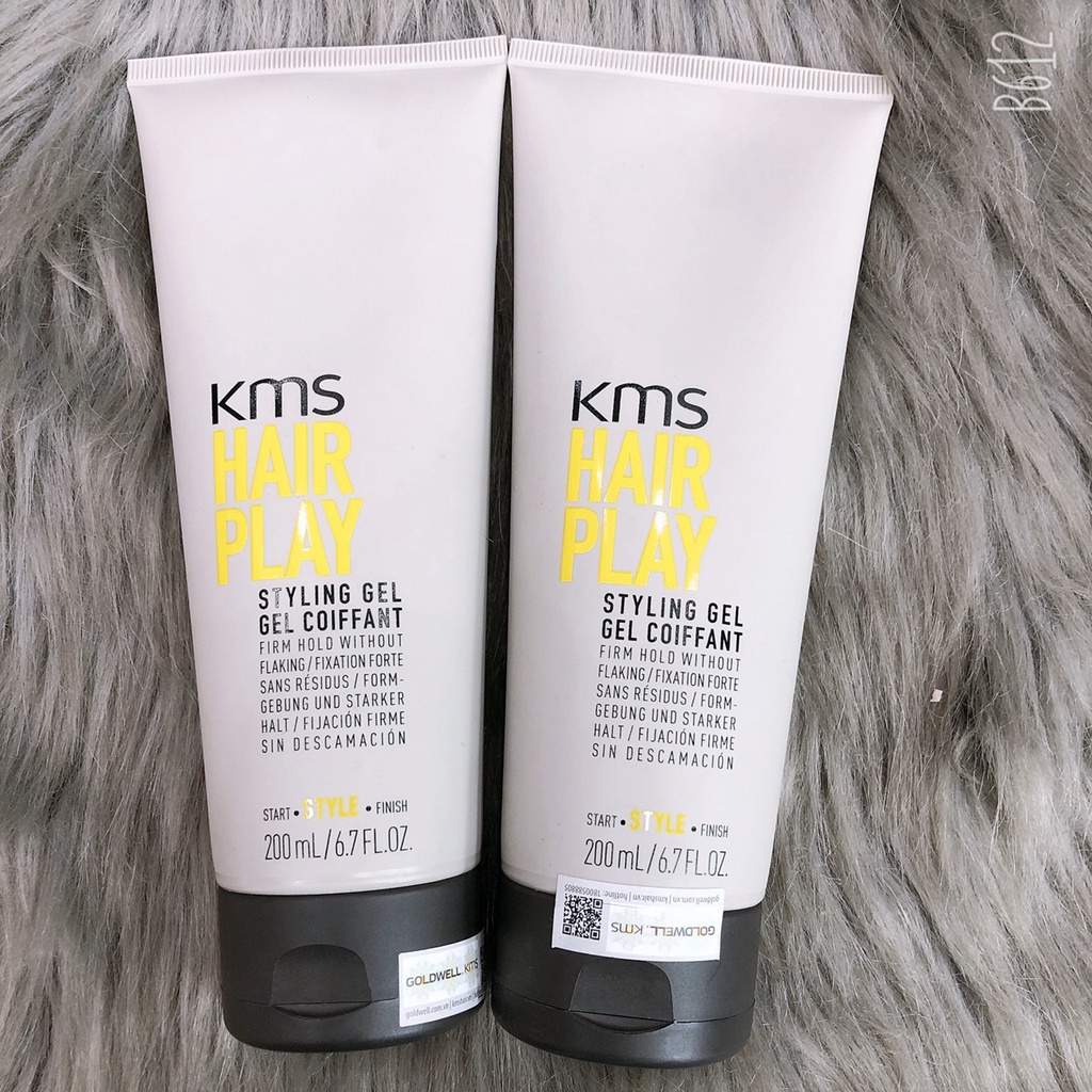 Gel tạo kiểu tóc uốn xoăn tự nhiên KMS Hair Play GOLDWELL 200ML ( hàng chính hãng )