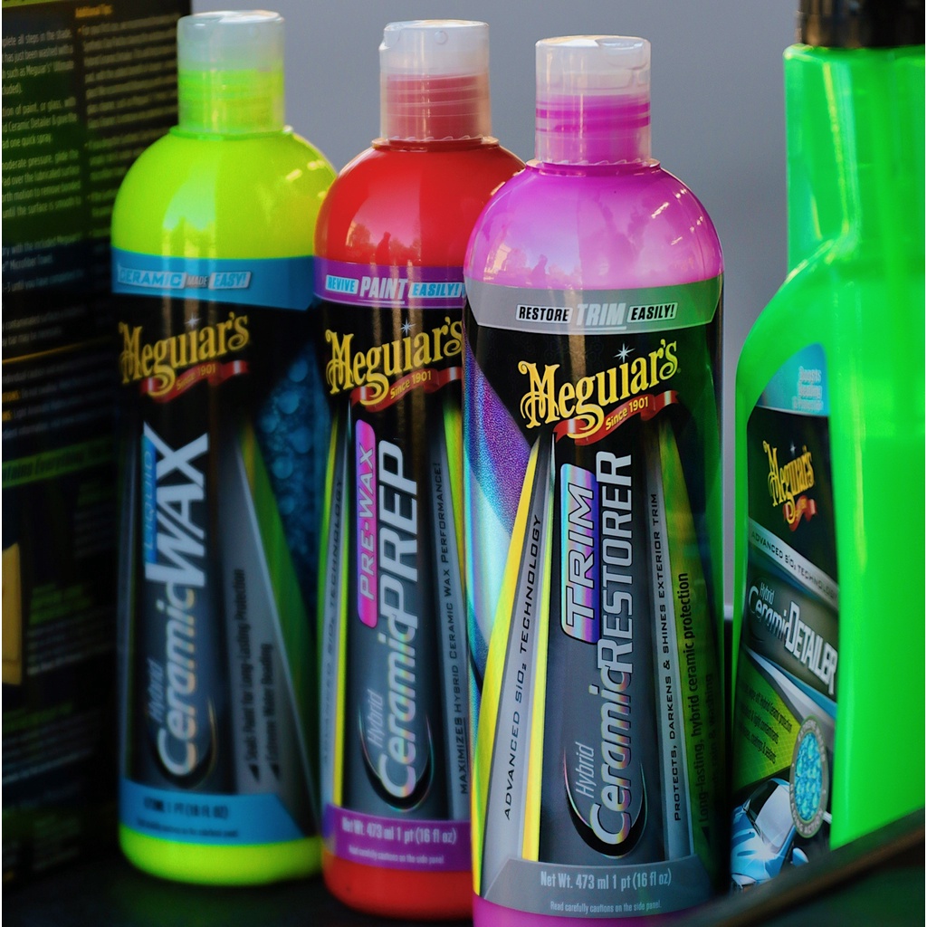 Meguiar's Sản phẩm xóa khuyết điểm, chuẩn bị bề mặt sơn trước khi phủ Ceramic, Hybrid Ceramic Pre-Wax Prep, G220416-16Oz