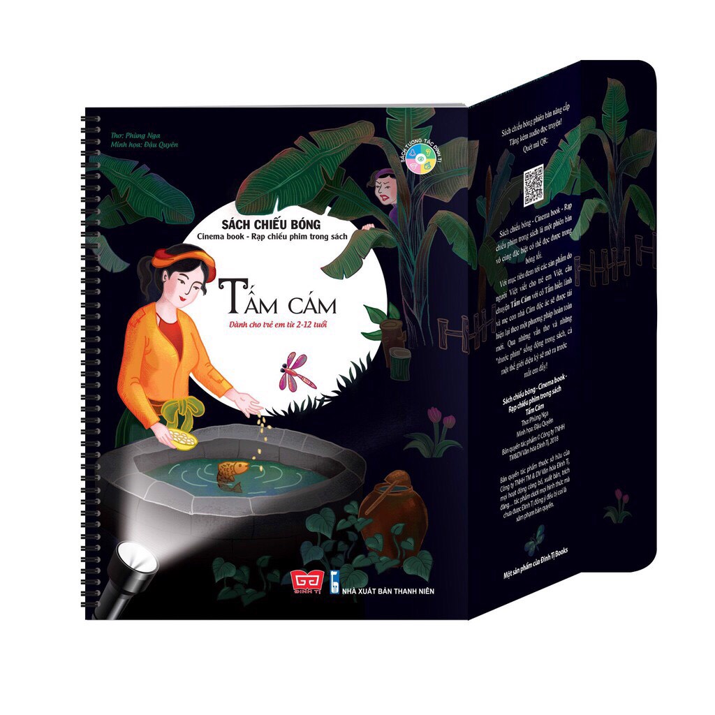 Sách chiếu bóng - Cinema book - Rạp chiếu phim trong sách - Tấm Cám
