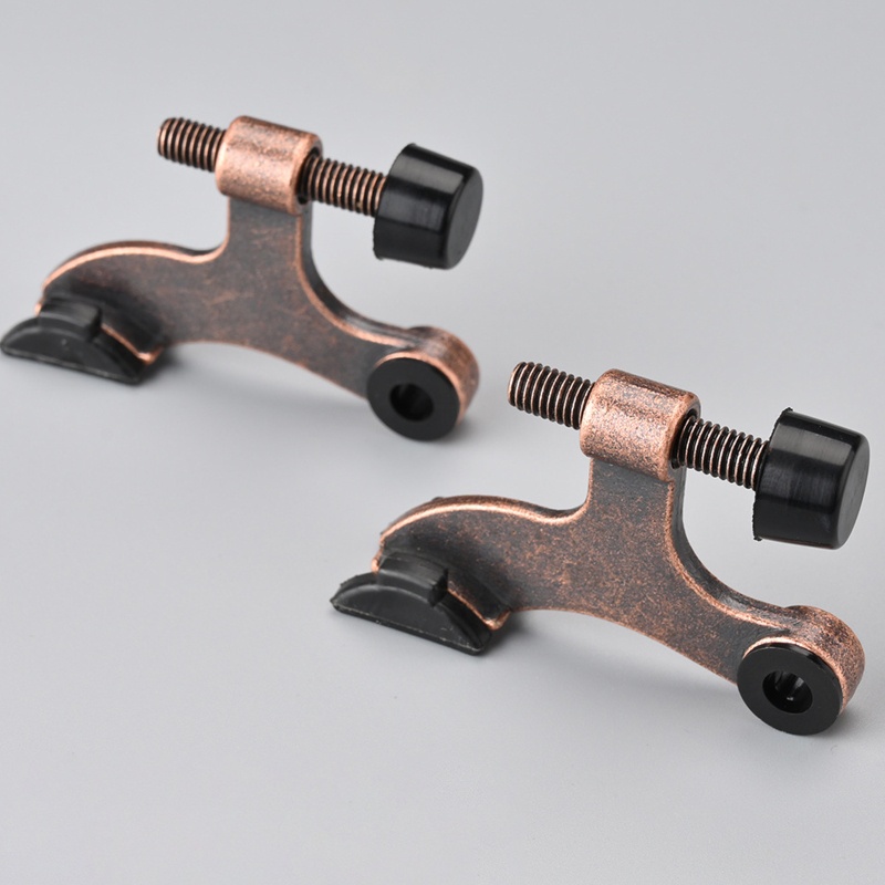 Set 2 Bản Lề Cửa Bằng Hợp Kim Kẽm Và Cao Su Dày Dặn Có Thể Điều Chỉnh