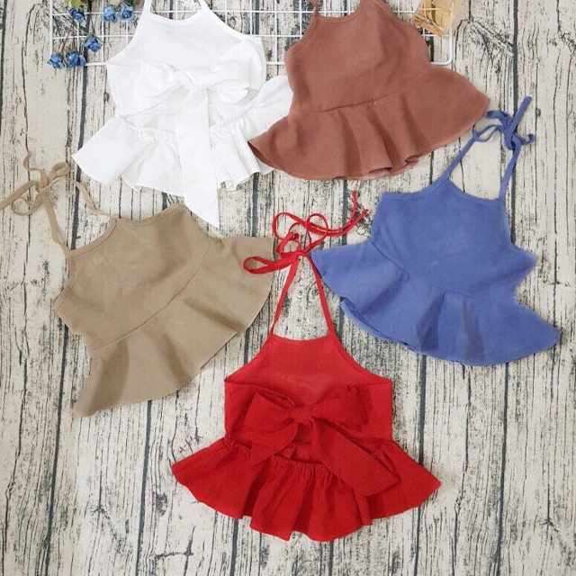 Set đầm bé gái và áo yếm