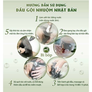 [CHÍNH HÃNG] Gội đen thảo dược Bibop ăn bạc 100%