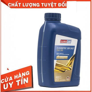 Một chai nhớt EUROLUB CLEANTEC DX 1G2 (xe TAY GA CAO CẤP) 5W30 1.0 LIT NHẬP KHẨU CHÍNH HÃNG ĐỨC