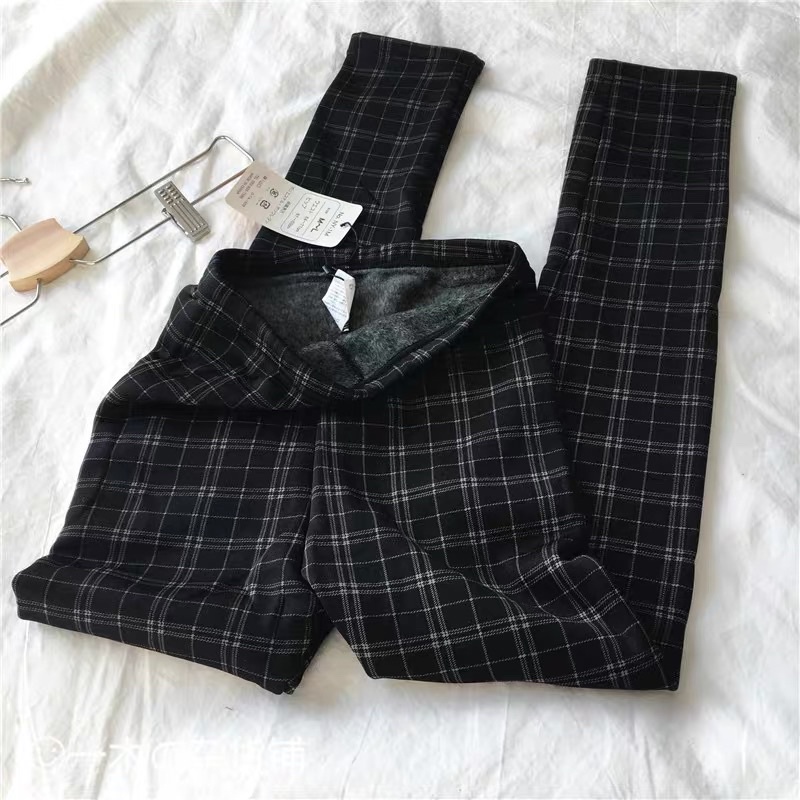 Quần legging lót lông cạp cao xuất Nhật dư sịn