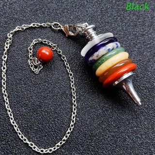 Con lắc trang sức 7 đá pha lê cảm xạ cân bằng luân xa hấp thu năng lượng giảm bệnh chất lượng cao