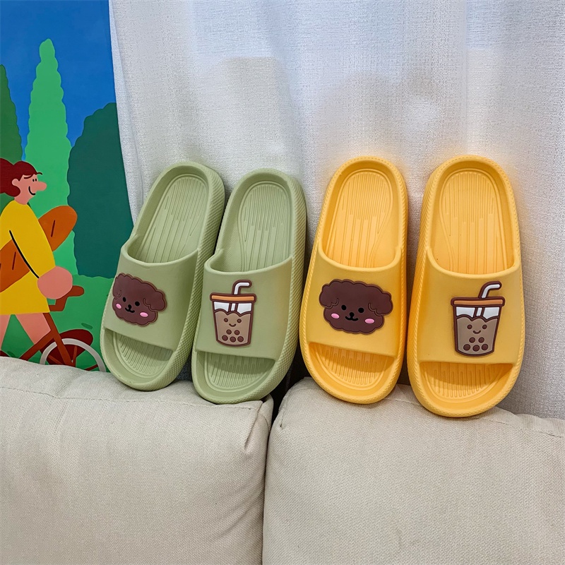 JY409-C3  - Dép bánh mì đế dày hàng QC giá hạt dẻ