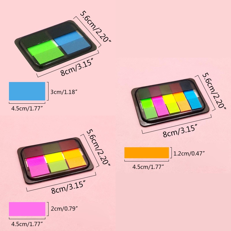 Seng Nhãn Chỉ Số PET Chống Thấm Nước Với Hộp Đựng Cho Giấy Ghi Chú