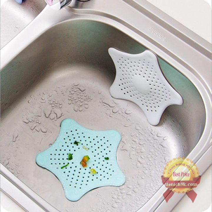 Lọc rác bồn rửa chén bát silicon hình ngôi sao xinh xắn tiện lợi cho gia đình - LOKING
