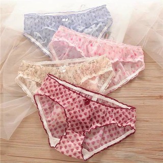 Quần lót voan hoa họa tiết dễ thương