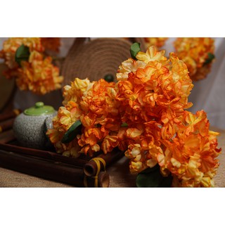 Cẩm tú cầu lụa giả hoa hoa khô-36cm