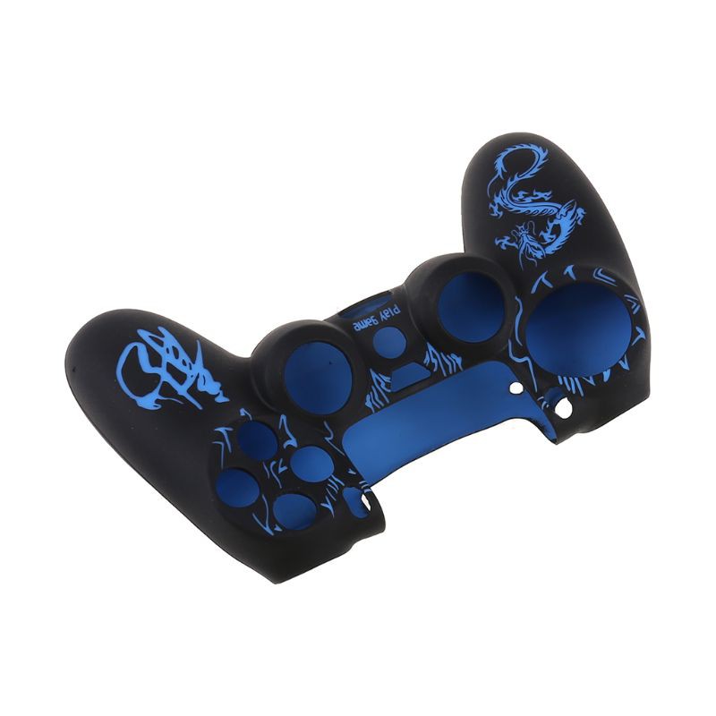 Set Vỏ Bọc Silicon+2 Nút Bấm Cho Tay Cầm Điều Khiển Chơi Game Ps4